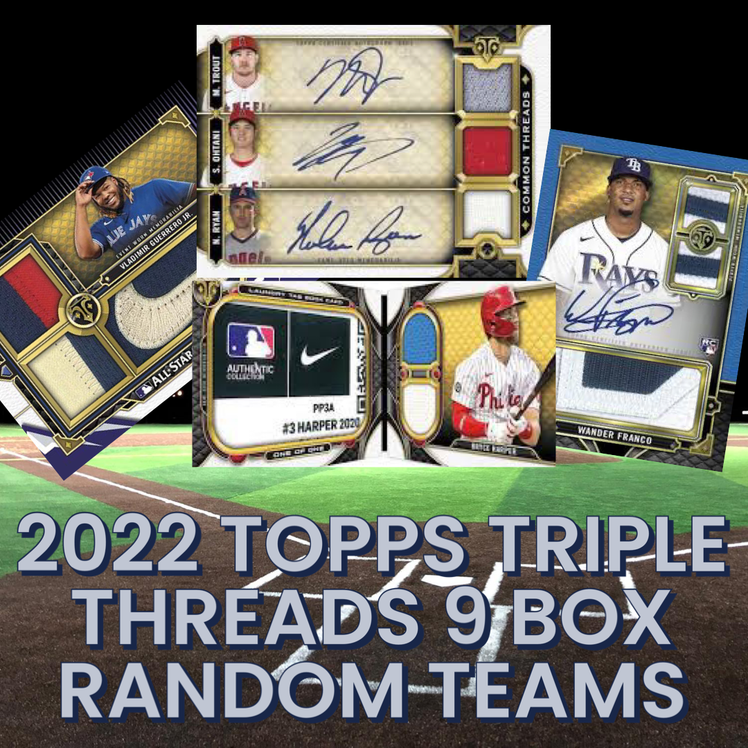 2022 Topps Triple Threads Baseball Cards Checklist